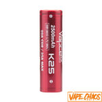 VapCell K25 18650 2500mah Battery Single